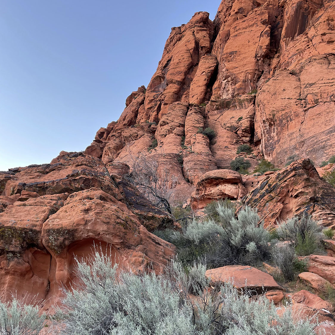 Sandstone cliffs in Snow Canyon State Park