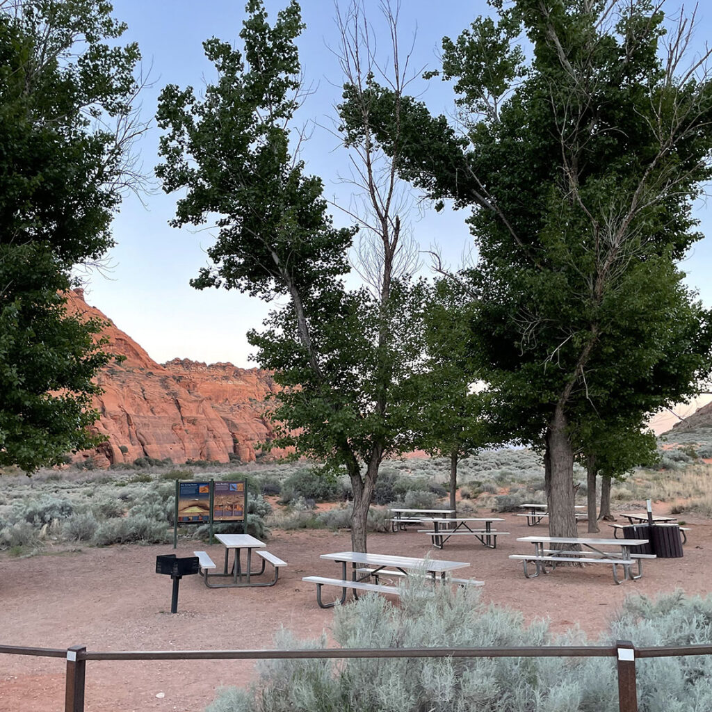 Snow Canyon Sand Dunes picnic area