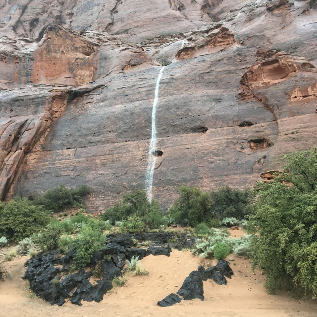 Waterfall in Snow Canyon