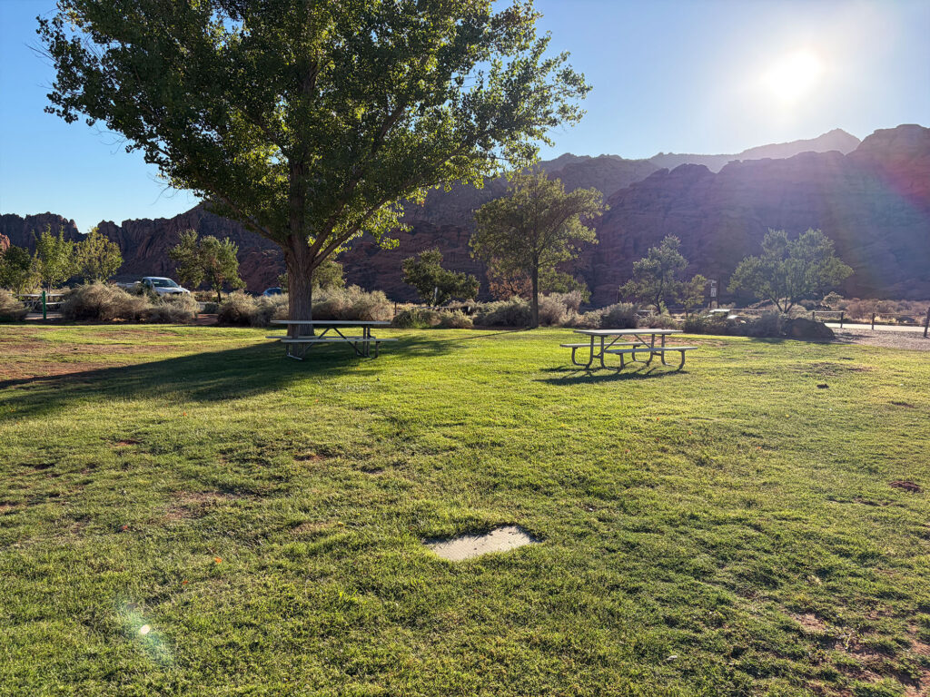 Campground Picnic Area Snow Canyon State Park