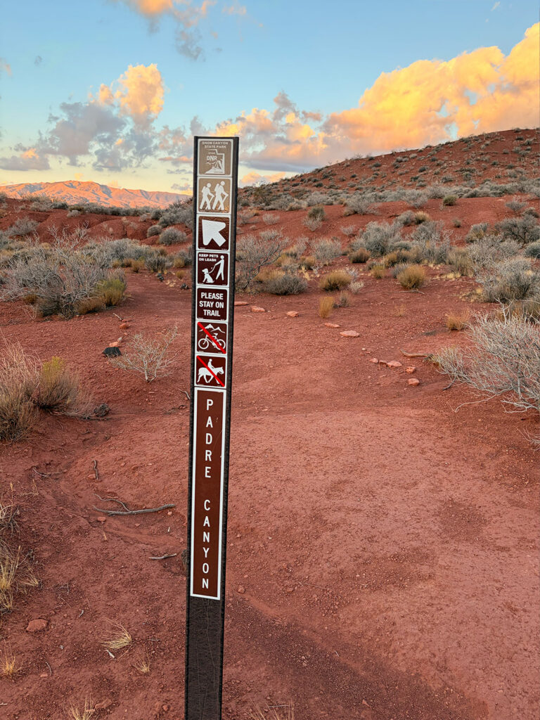 Padre Canyon Snow Canyon State Park